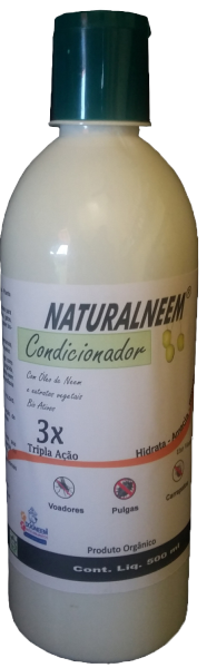 CONDICIONADOR NATURALNEEM ANTI PULGAS E CARRAPATOS 500 ML
